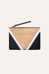 Artemis black gold wallet