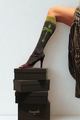 Calcetín Palmera Verde