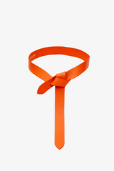 cinturón-piel-alta-calidad-lazada-naranja-de-vestir-invitada-elegante