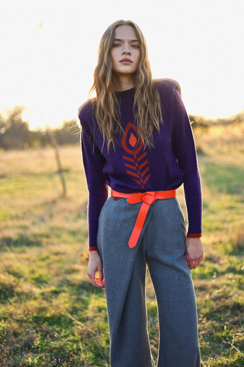 jersey-lis-morado-de-punto-casul-otoño-invierno