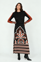 Falda Palm Negro