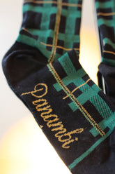 Calcetines Cuadros Verde
