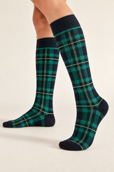 Calcetines Cuadros Verde