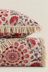 Plaid Mandala flecos