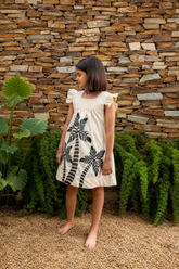 Kaftan Palmera Crudo niña