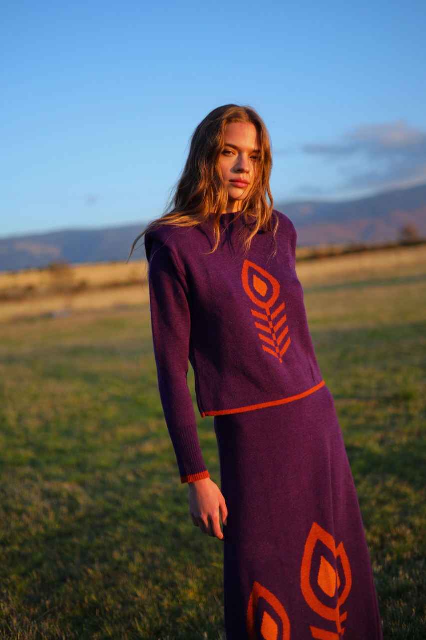 jersey-lis-morado-de-punto-casul-otoño-invierno