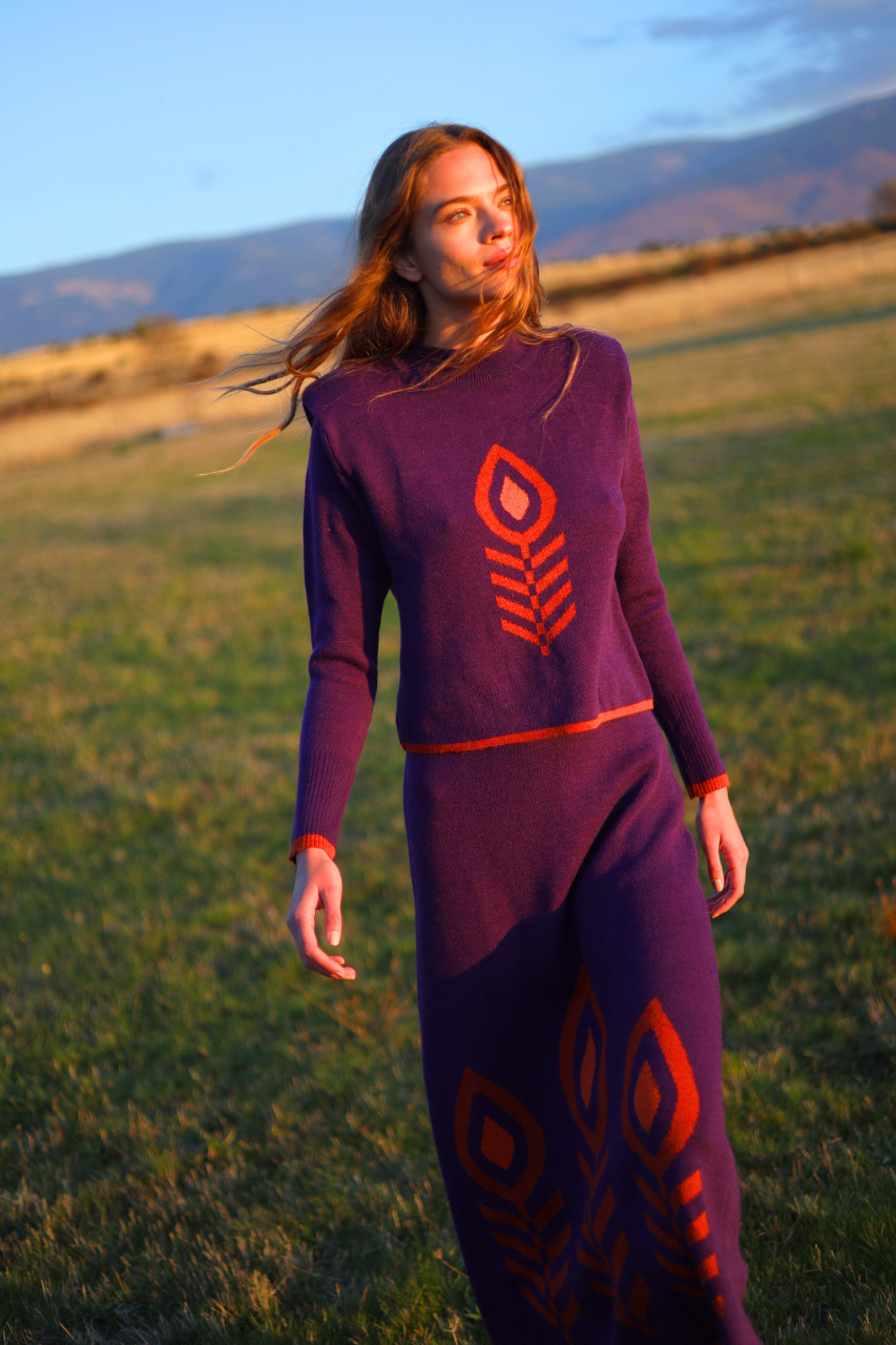 jersey-lis-morado-de-punto-casul-otoño-invierno