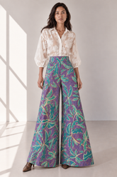 Pantalon Beno violet