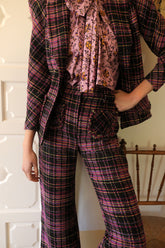 Pantalon Soho noir violet