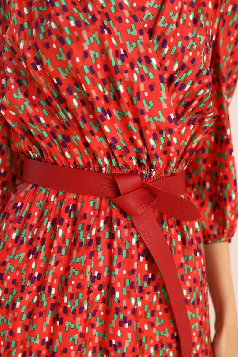 cinturón-piel-alta-calidad-lazada-rojo-de-vestir-invitada-elegante