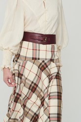 boucle de ceinture bordeaux