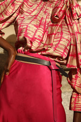 Fuchsia Tricolor Belt