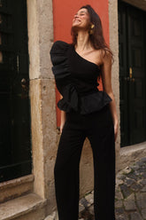 Johan black jumpsuit