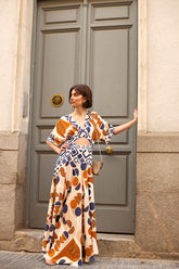 Vestido Ara azul