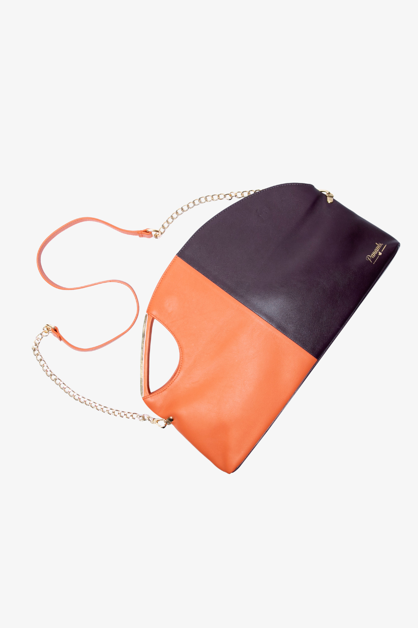 Bolso Brunne Naranja Morado