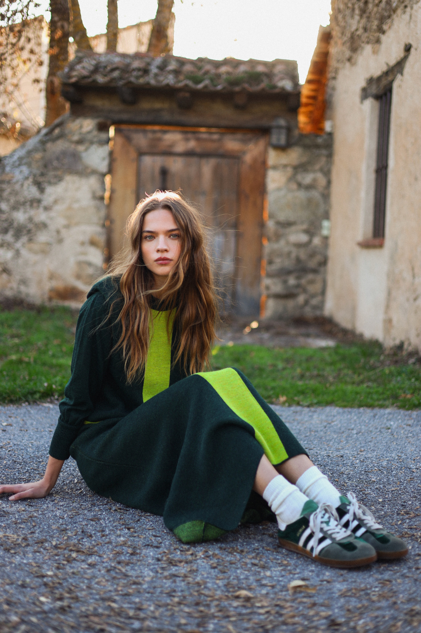 Green Cala Skirt