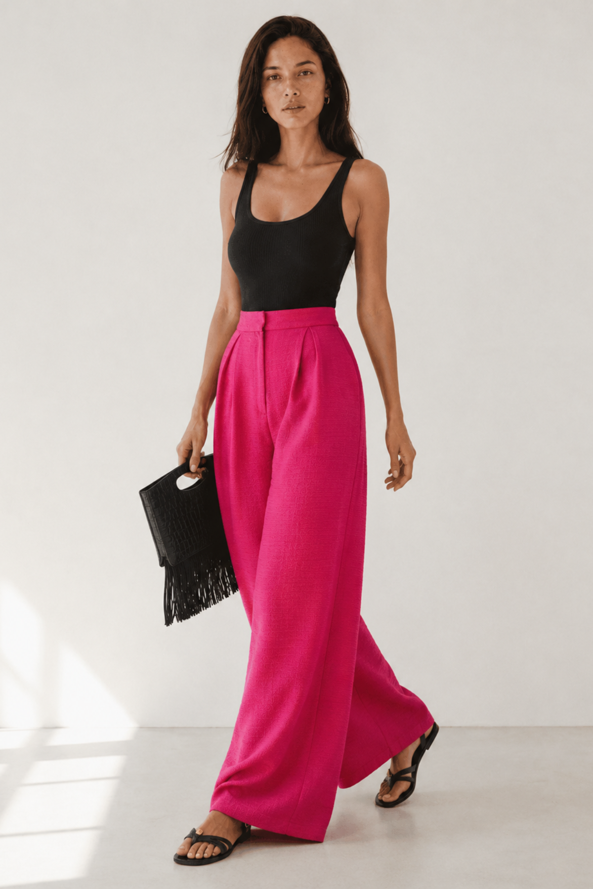 Bim fuchsia trousers