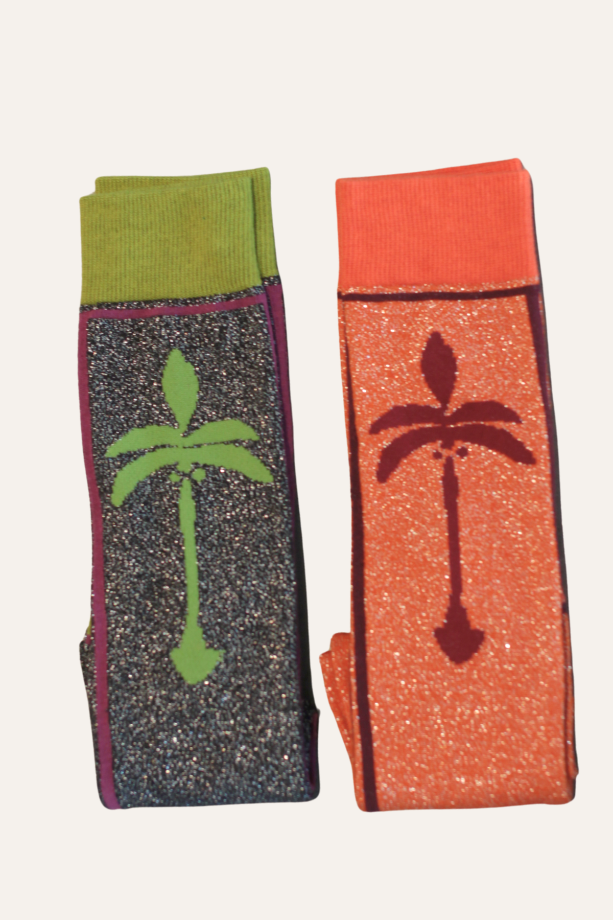 Calcetín Palmera Naranja