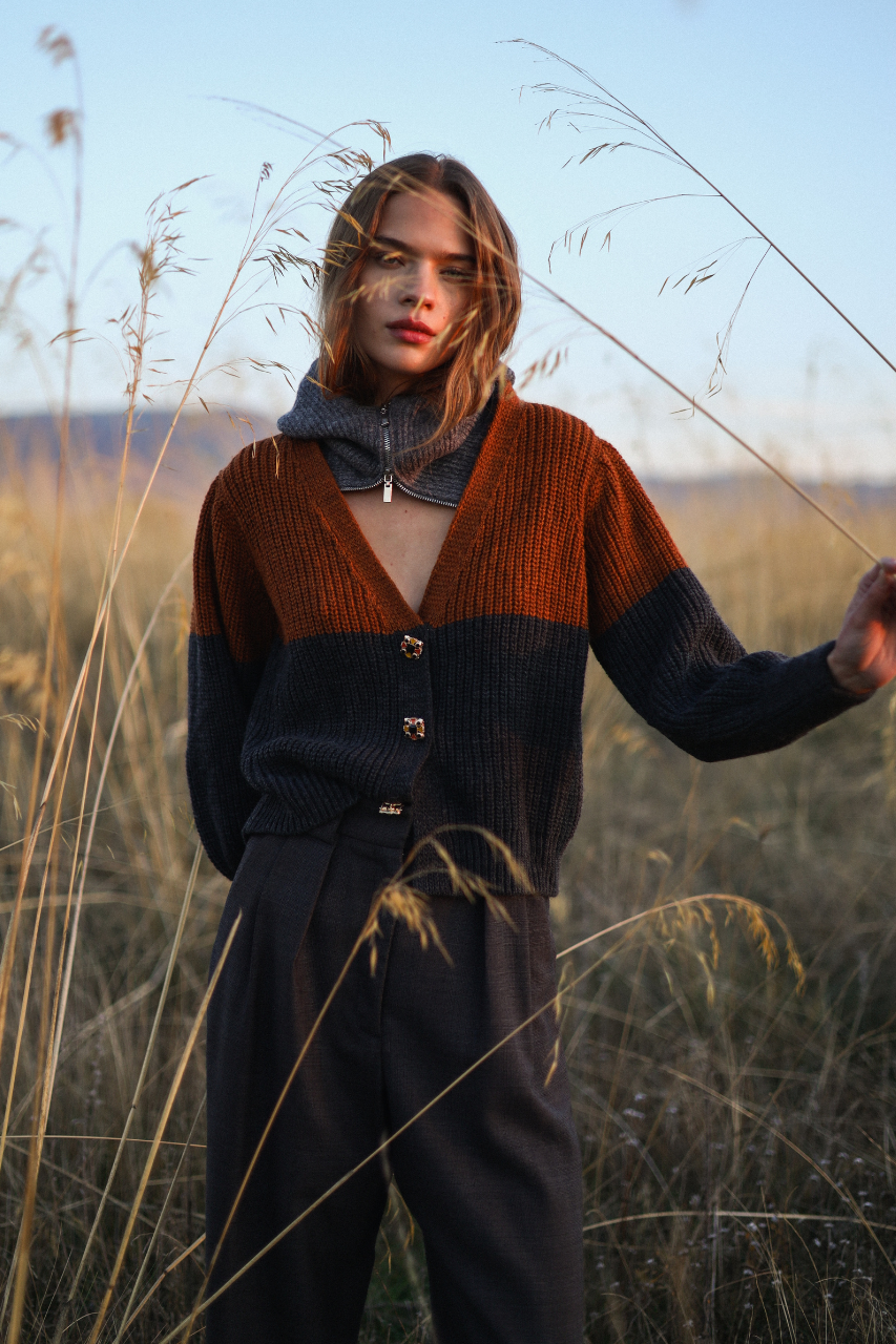 Poppy Caramel Cardigan