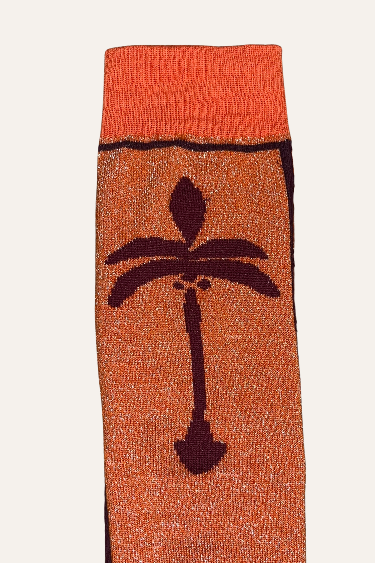 Calcetín Palmera Naranja