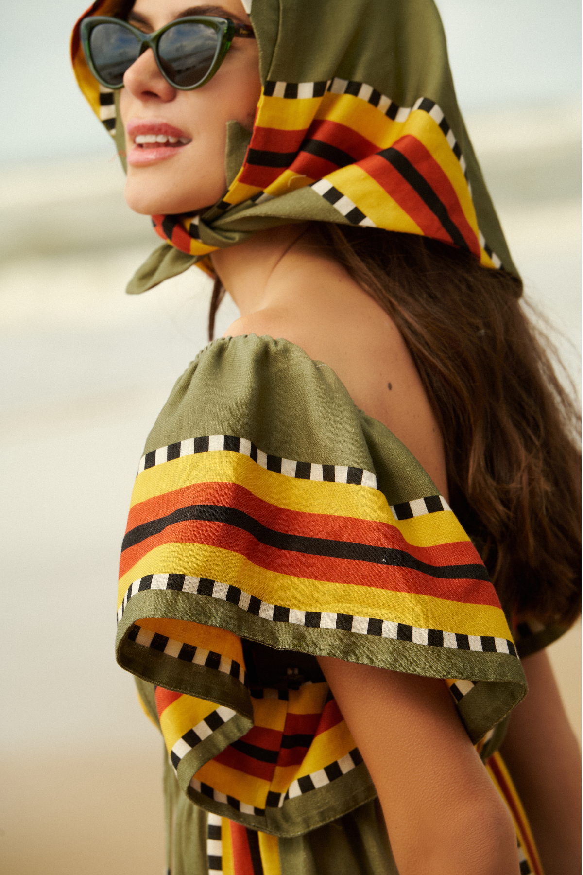 Pañoleta Rayas Verde
