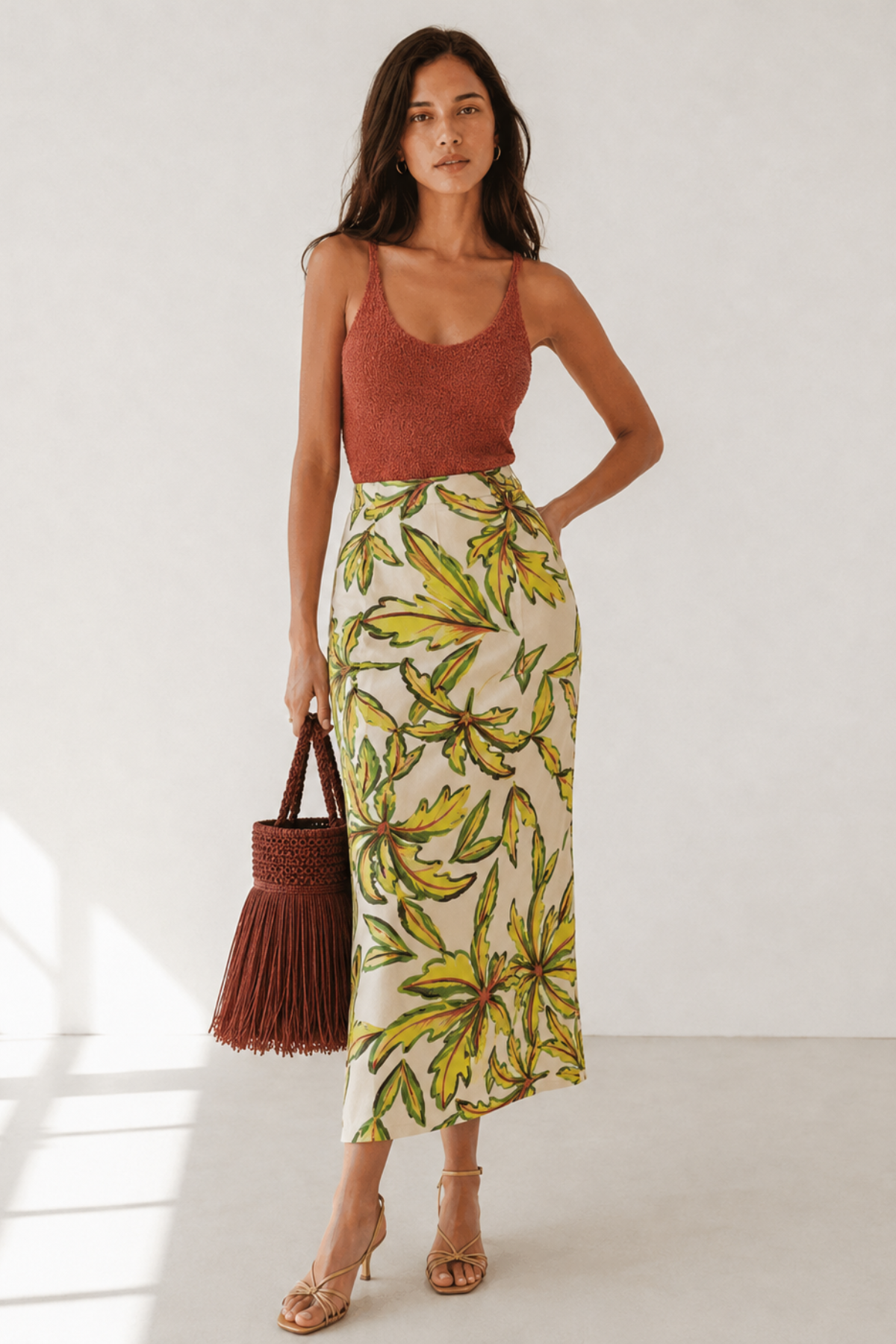 Jupe Galeri citron vert