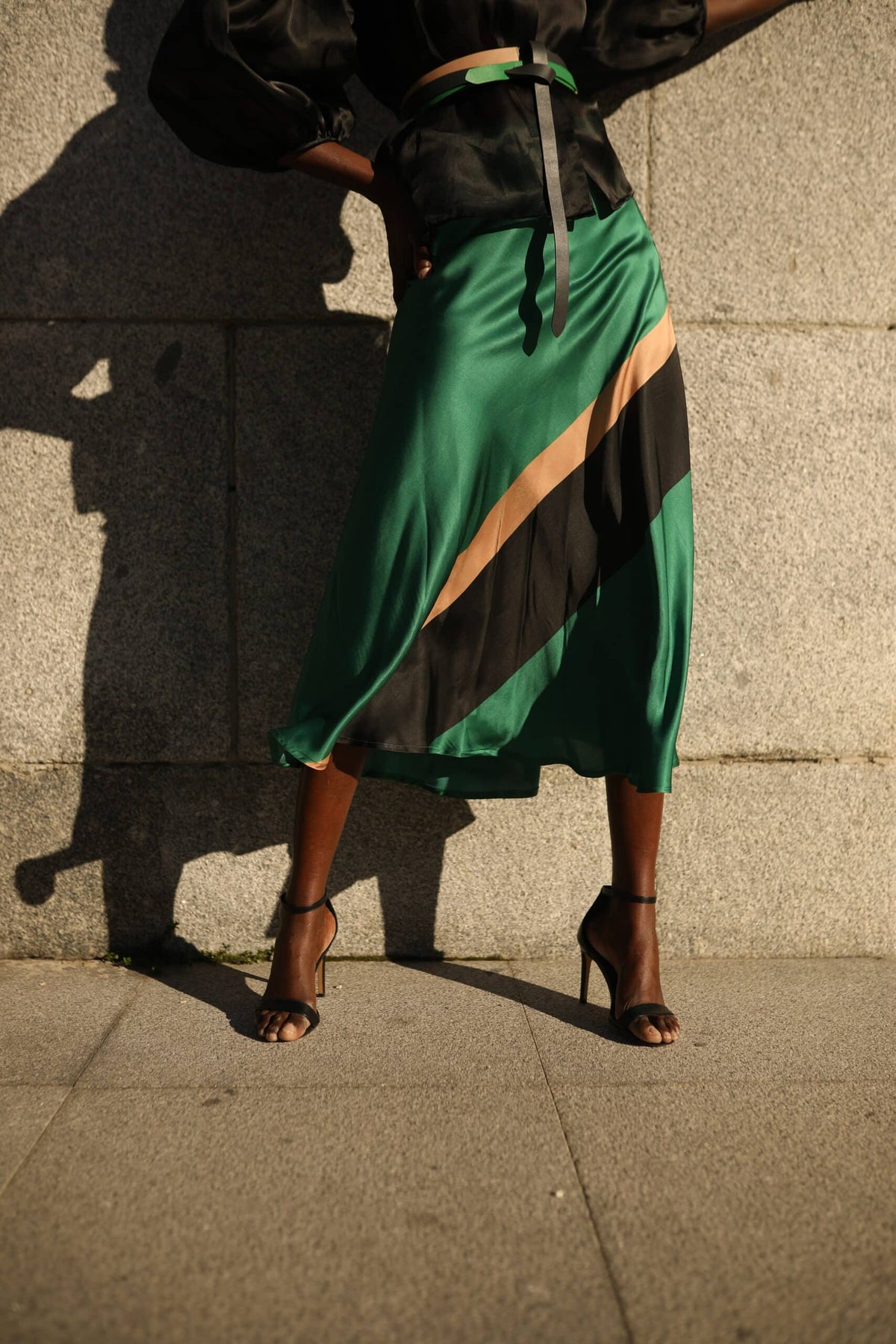 Green Ankara Skirt