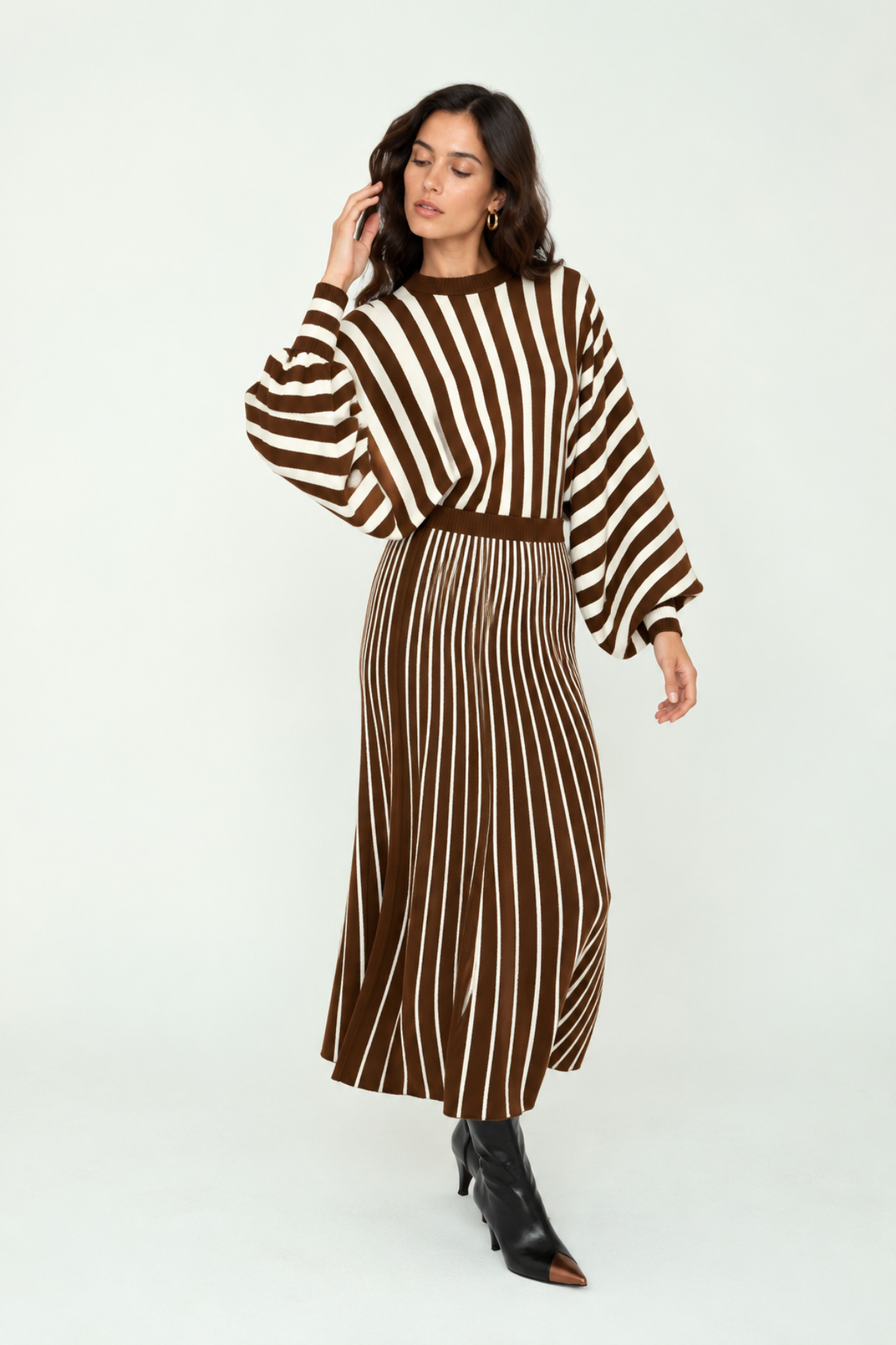 Falda Soleil Marron