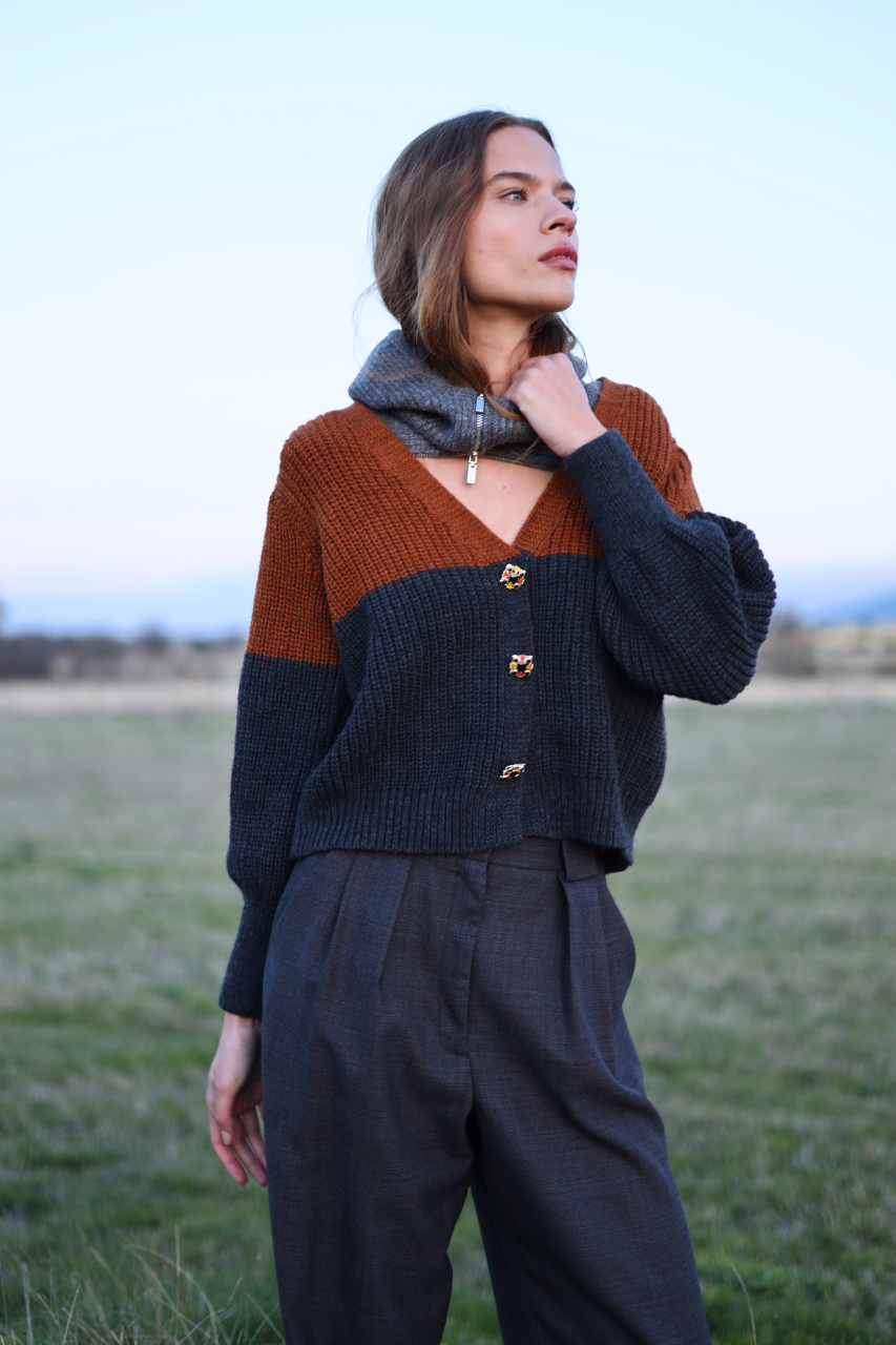 Poppy Caramel Cardigan