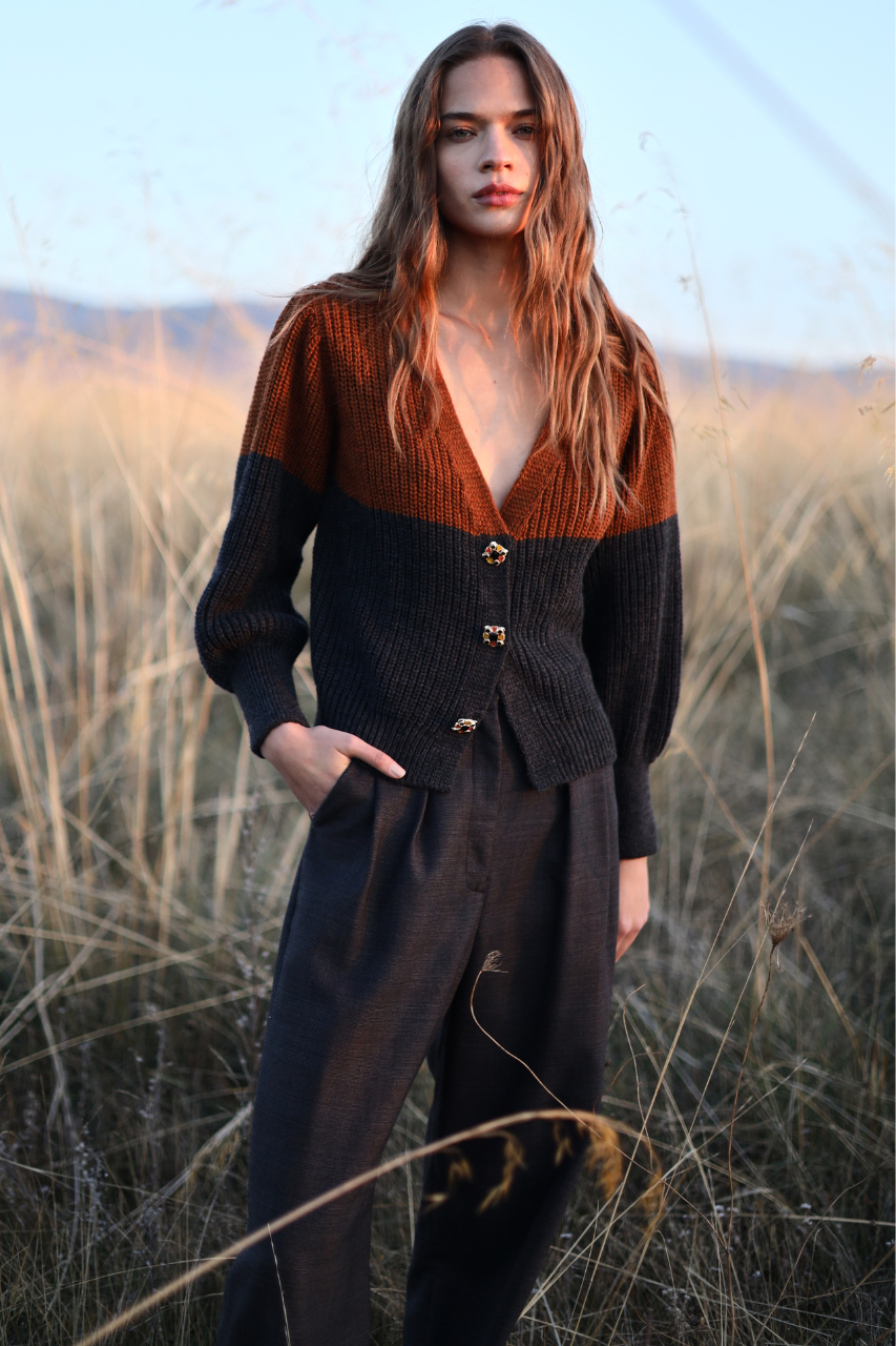 Poppy Caramel Cardigan