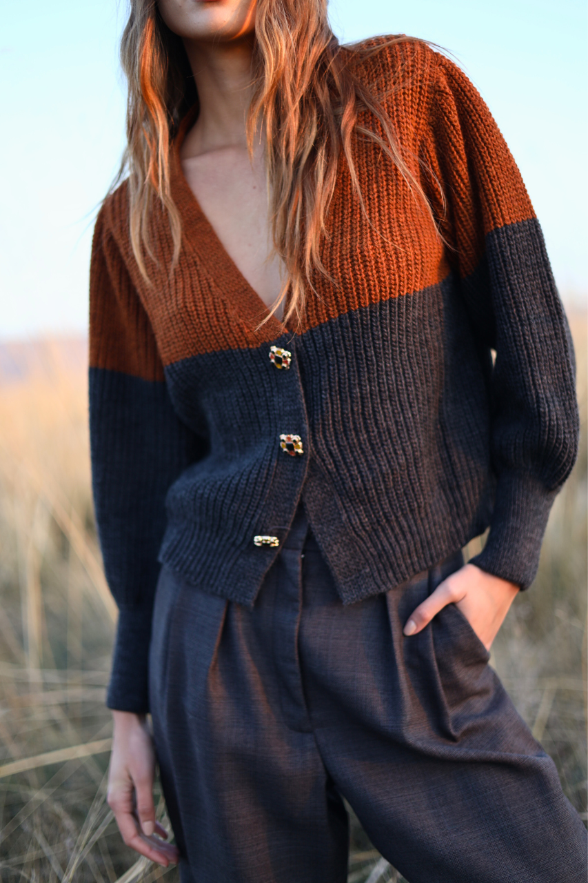 Poppy Caramel Cardigan