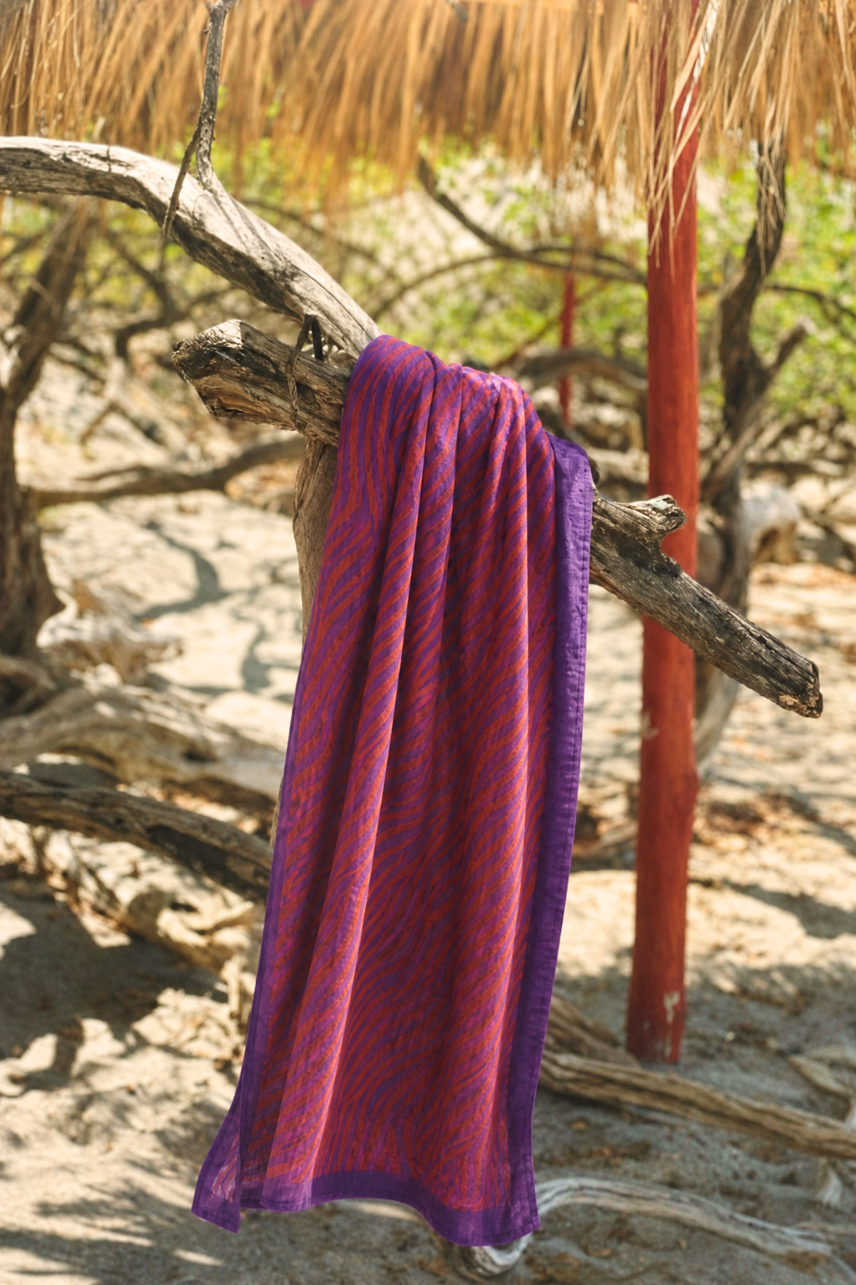 Pareo Morado Fucsia