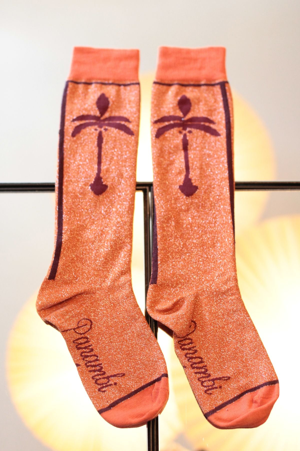 Calcetines Palmera Naranja