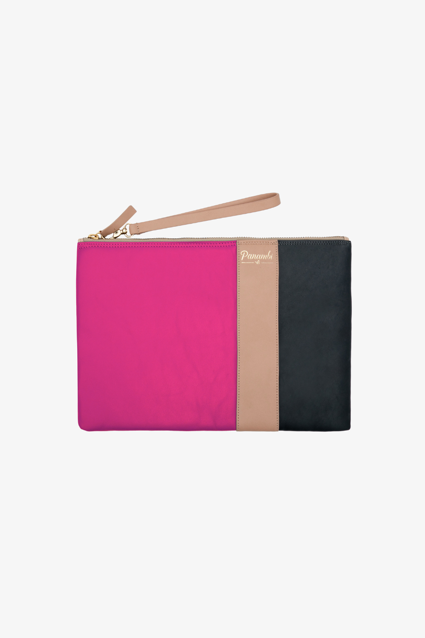 Cartera Artemis Tricolor Fucsia