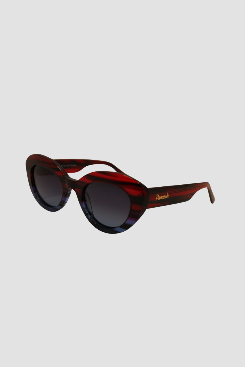 Gafas Almendra Rojo Azul