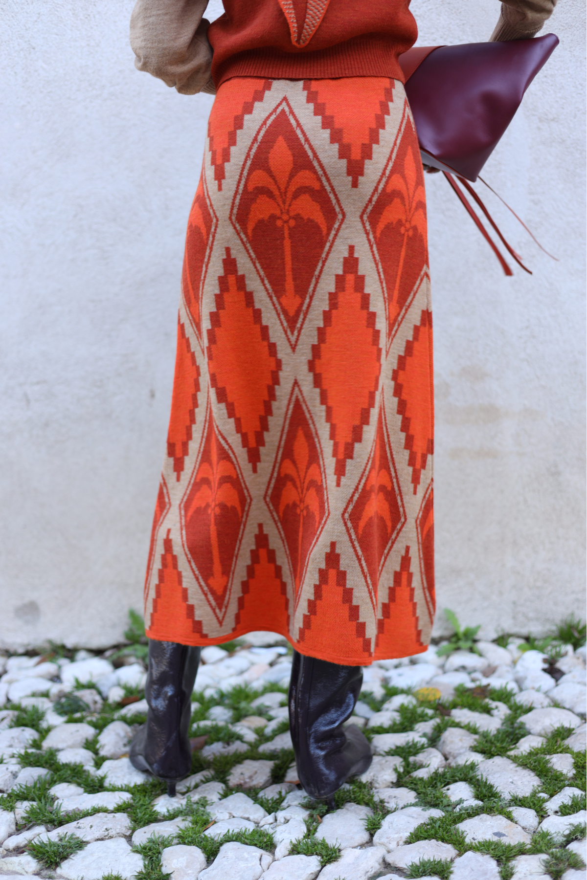 Falda Colma Naranja