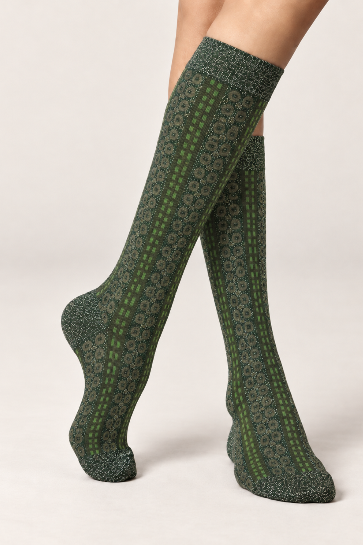 Calcetines Print Verde