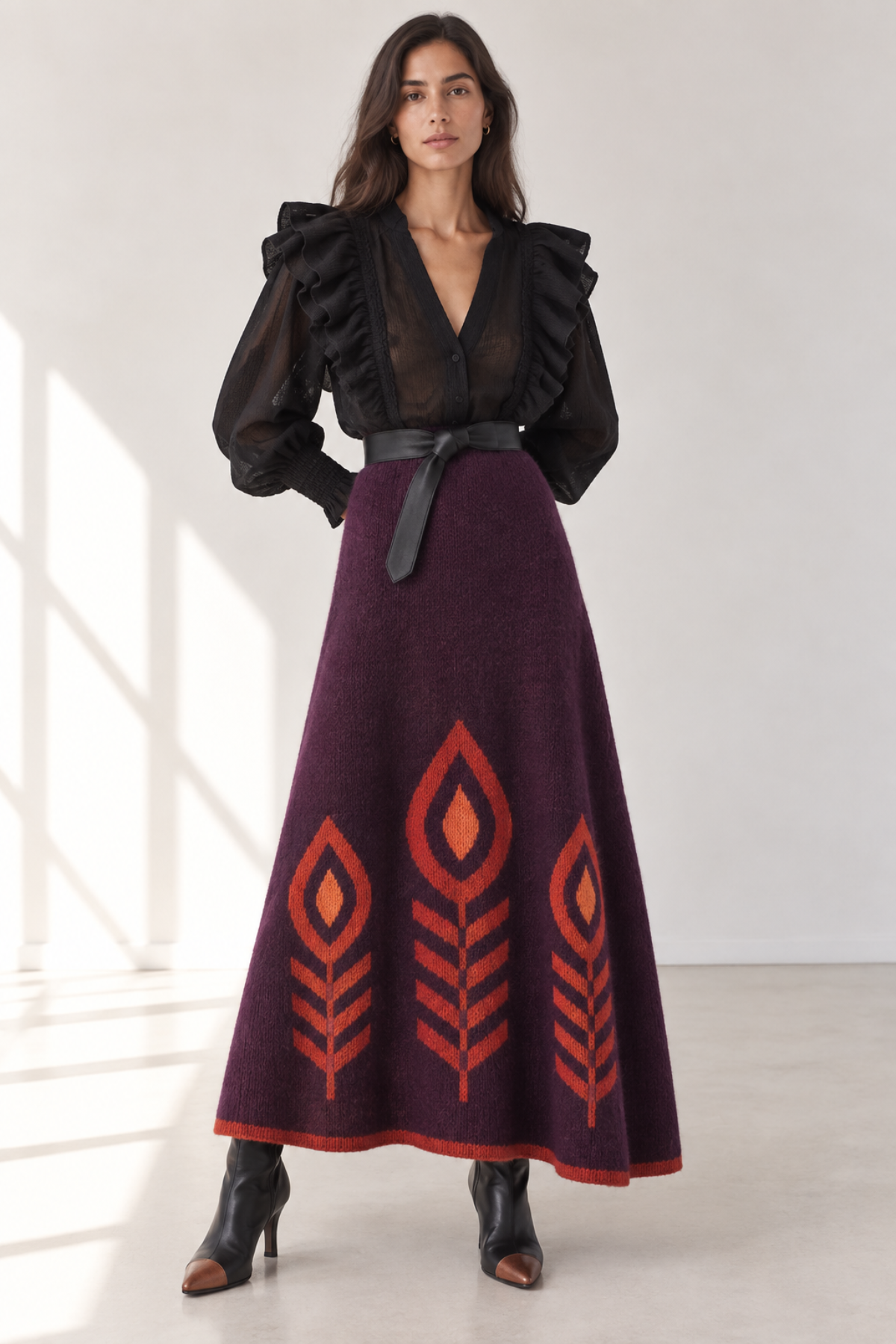 Jupe Lis violette