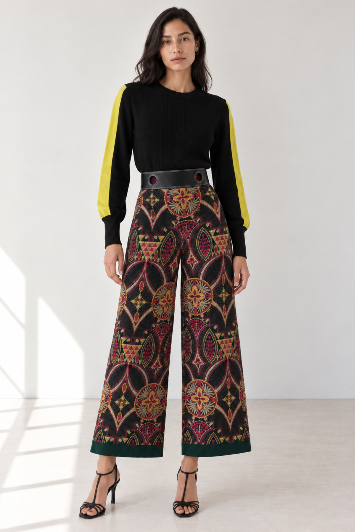 Pull Querin vert citron