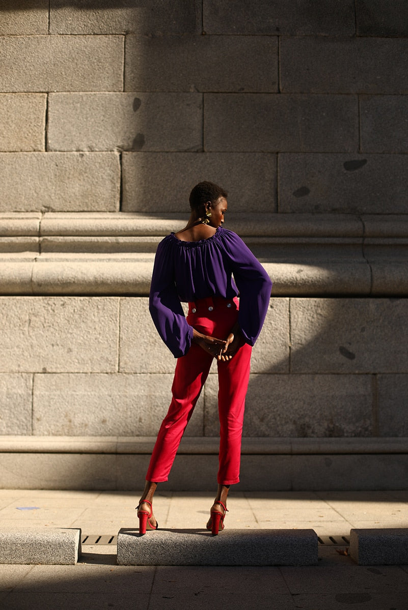 Marcela Fuchsia Trousers