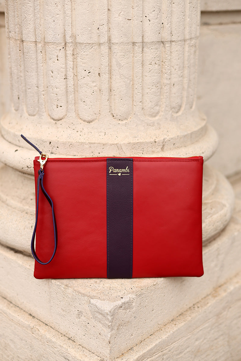 Cartera Artemis Rojo Morado