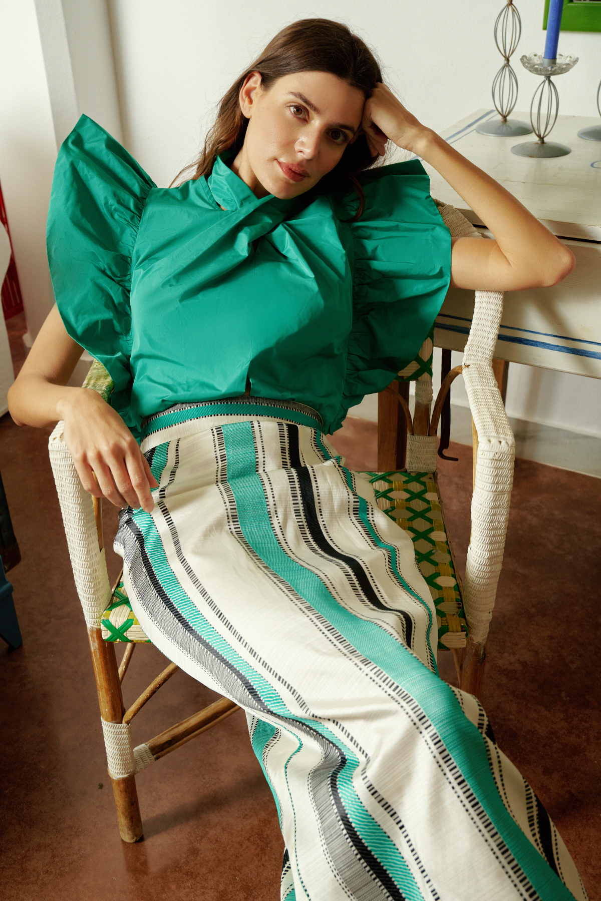 Camisa Atea Verde