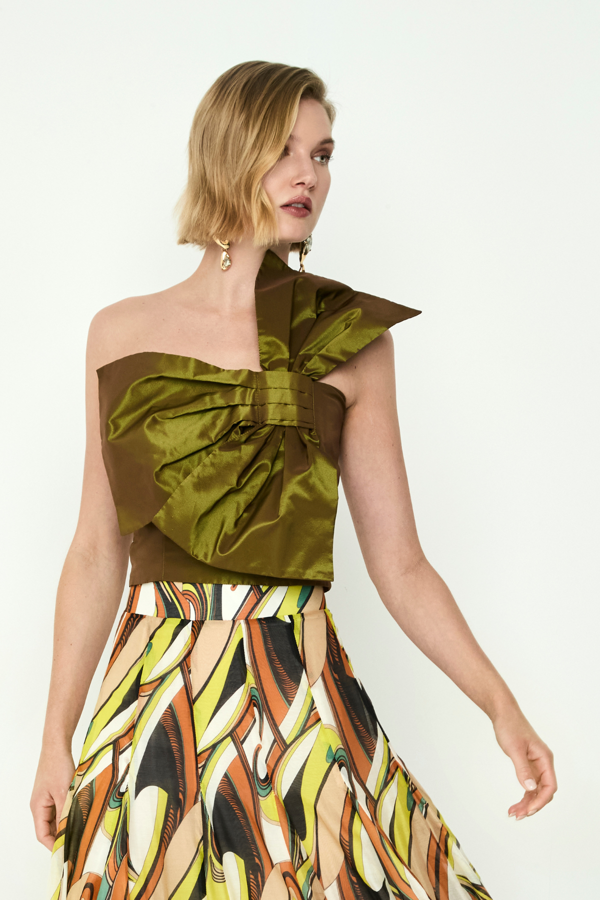Camisa Delsi Oliva