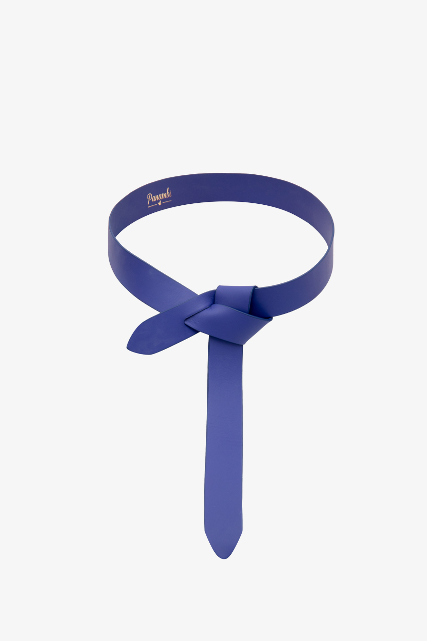 cinturón-piel-alta-calidad-lazada-azul-de-vestir-invitada-elegante
