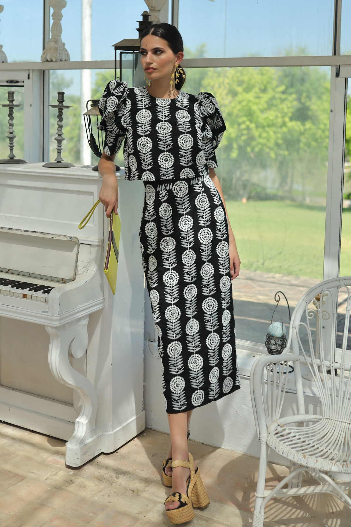 Falda Fajar Falda Midi Invitada – Panambi Collection