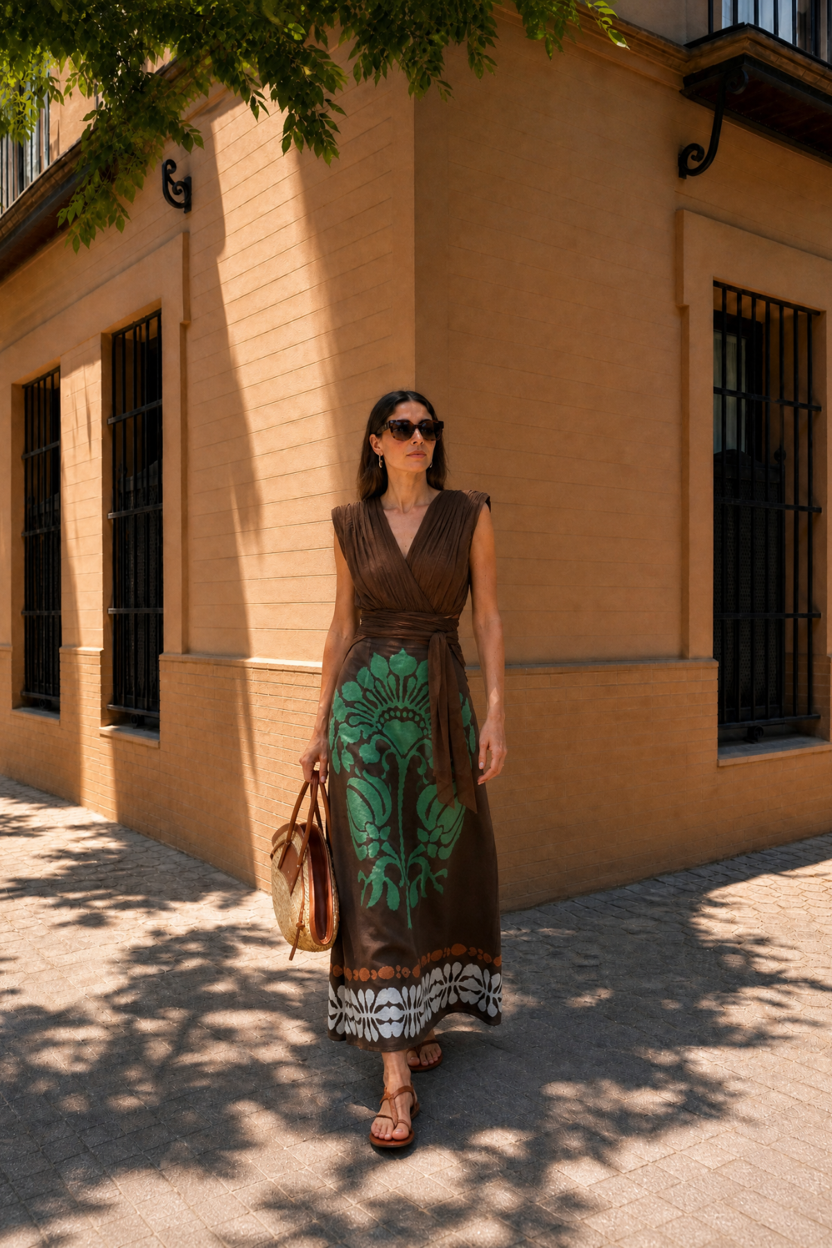 Chemise marron Lor