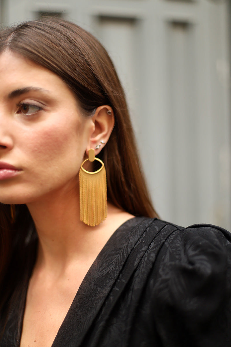 Boucle d'oreille Minerve