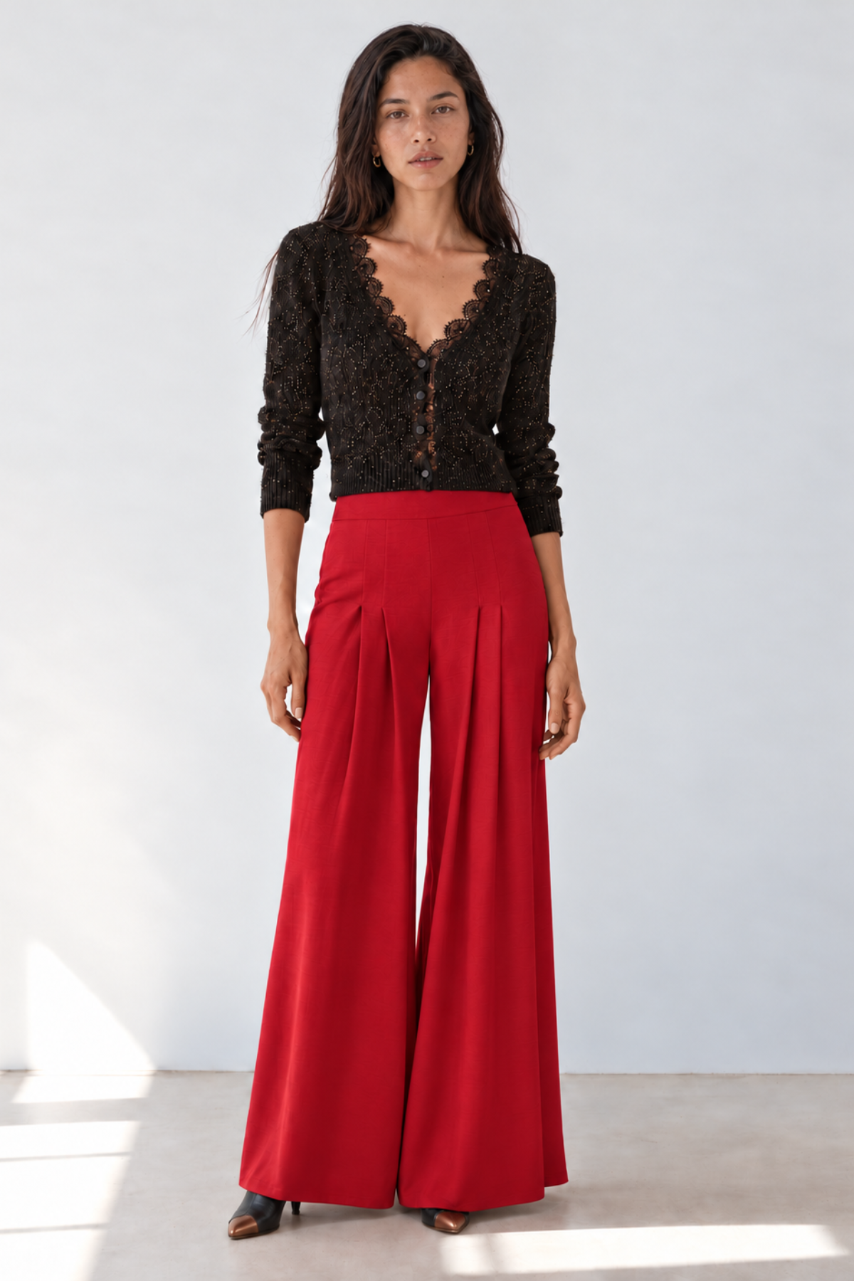 Pantalón Trofy Burdeos